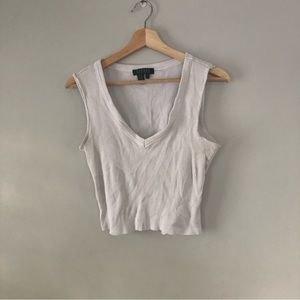 Vintage polo ralph lauren hand cropped tank